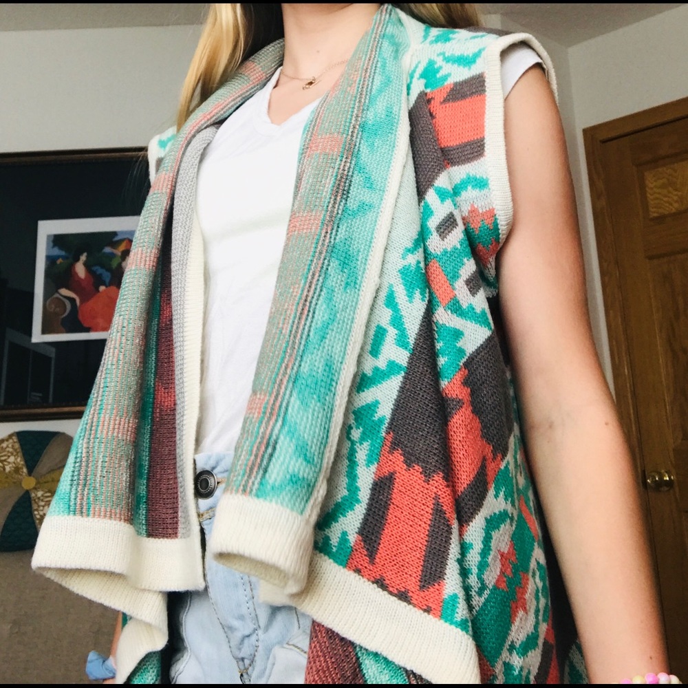 Patterned fabric vest